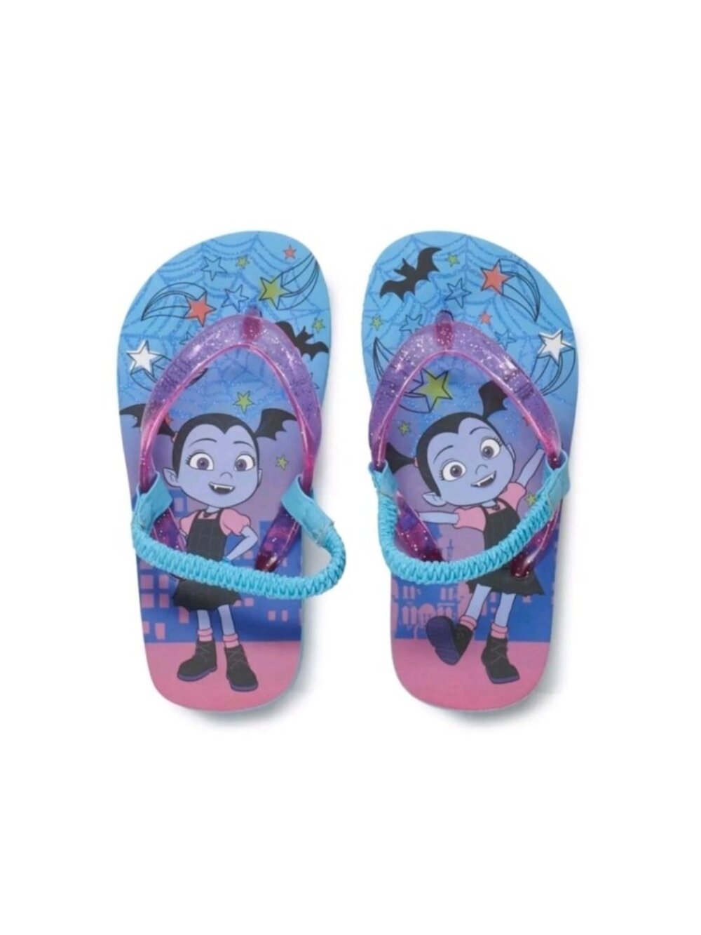 Disney Vampirina Toddler Girls Flip Flops Size 7/8